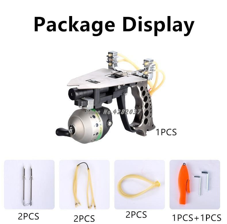 Powerful Slingshots Fish Hunting Arrow Hunting Sling Shot Fishing Slingshots With Fishing Darts Fishing Reel Outdoor Tools