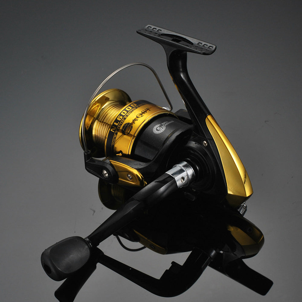 Black Gold NL1000-6000 Fishing Reel Saltwater Fishing Reel Telescopic Fishing Rod With Fishing Reel Fishing Reel Carp Fishing