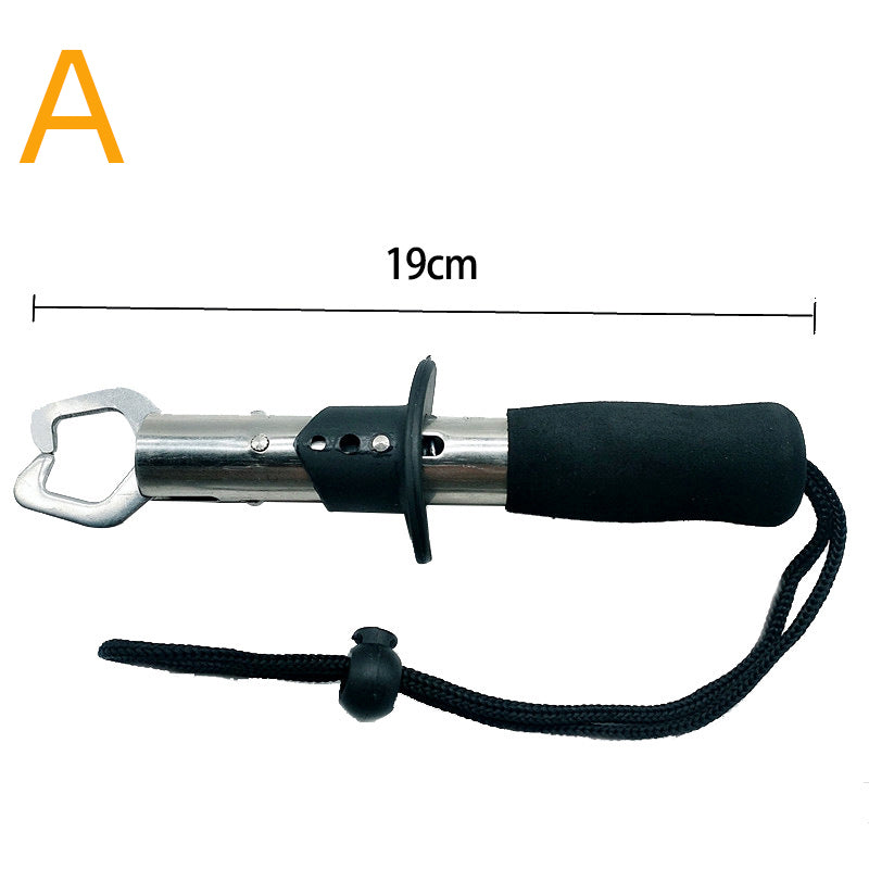 Portable Stainless Steel Fishing Gripper Fish Grip Lip Clamp Grabber Tool Fish Controller Fishing Plier Fishing Accessory