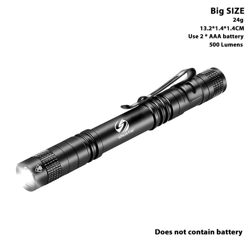 Mini Pen Light Portable LED Flashlight Torch Working Car Repairing Light Lamp For the dentist and for Camping Hiking Fishing