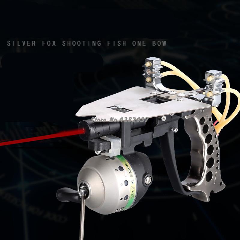 Powerful Slingshots Fish Hunting Arrow Hunting Sling Shot Fishing Slingshots With Fishing Darts Fishing Reel Outdoor Tools