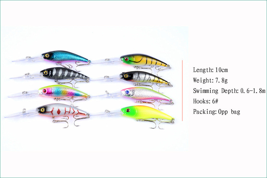 43Pcs/Lot Mix Lifelike Fishing Lures Artificial Hard Baits Set for Fishing Wobbers Minnow Lures Everything for Fishing