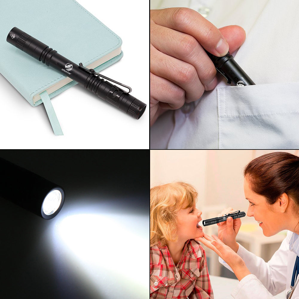 Mini Pen Light Portable LED Flashlight Torch Working Car Repairing Light Lamp For the dentist and for Camping Hiking Fishing