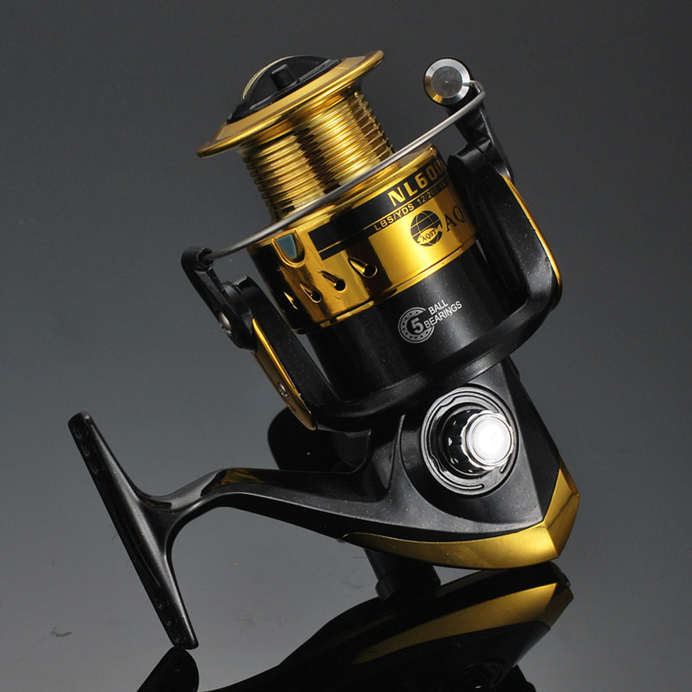 Black Gold NL1000-6000 Fishing Reel Saltwater Fishing Reel Telescopic Fishing Rod With Fishing Reel Fishing Reel Carp Fishing