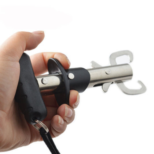 Portable Stainless Steel Fishing Gripper Fish Grip Lip Clamp Grabber Tool Fish Controller Fishing Plier Fishing Accessory