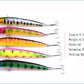 43Pcs/Lot Mix Lifelike Fishing Lures Artificial Hard Baits Set for Fishing Wobbers Minnow Lures Everything for Fishing